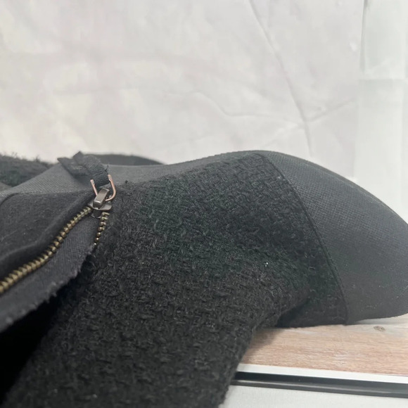 TOMS‎ Women's Desert Wedge Ankle Heel Booties Size 8 Black - Picture 8 of 8